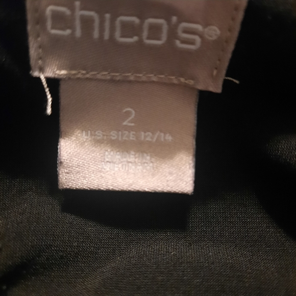 Chicos Black and White Sheath Dress - Picture 6 of 12